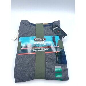 Outdoor Life Pajamas Men's Crew Neck Tee & Cozy Flannel Pant LARGE NWT